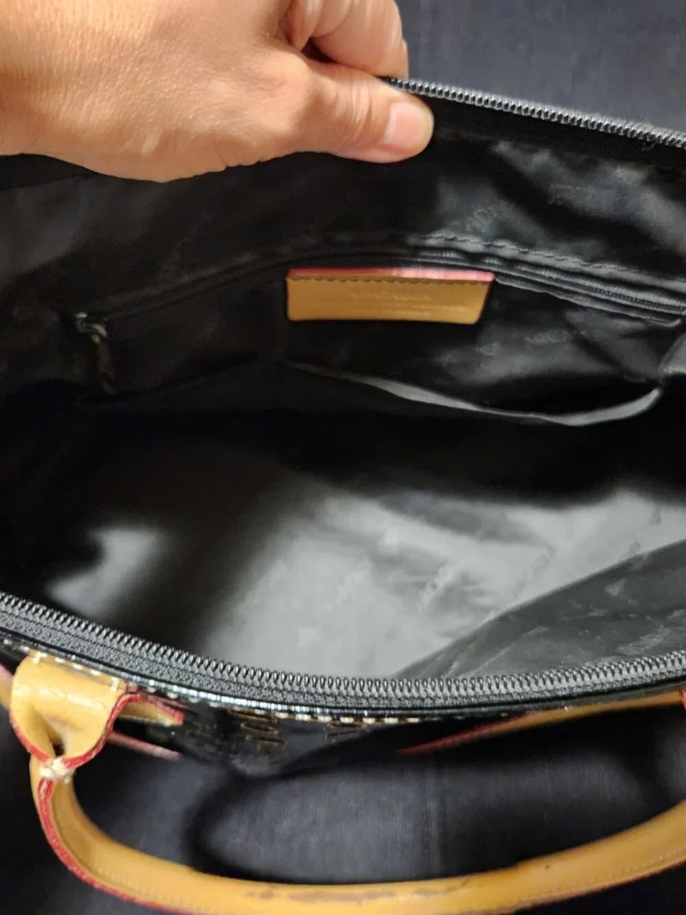 Arcadia black satchel
